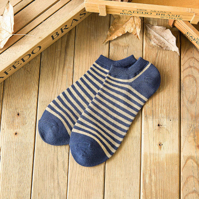 Spring Summer Men Boat Socks Navy Style Casual Cotton Socks Boys Socks